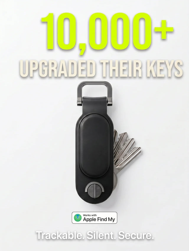 Over 10,000 customers upgraded to the Seekerity trackable key organizer with Apple Find My